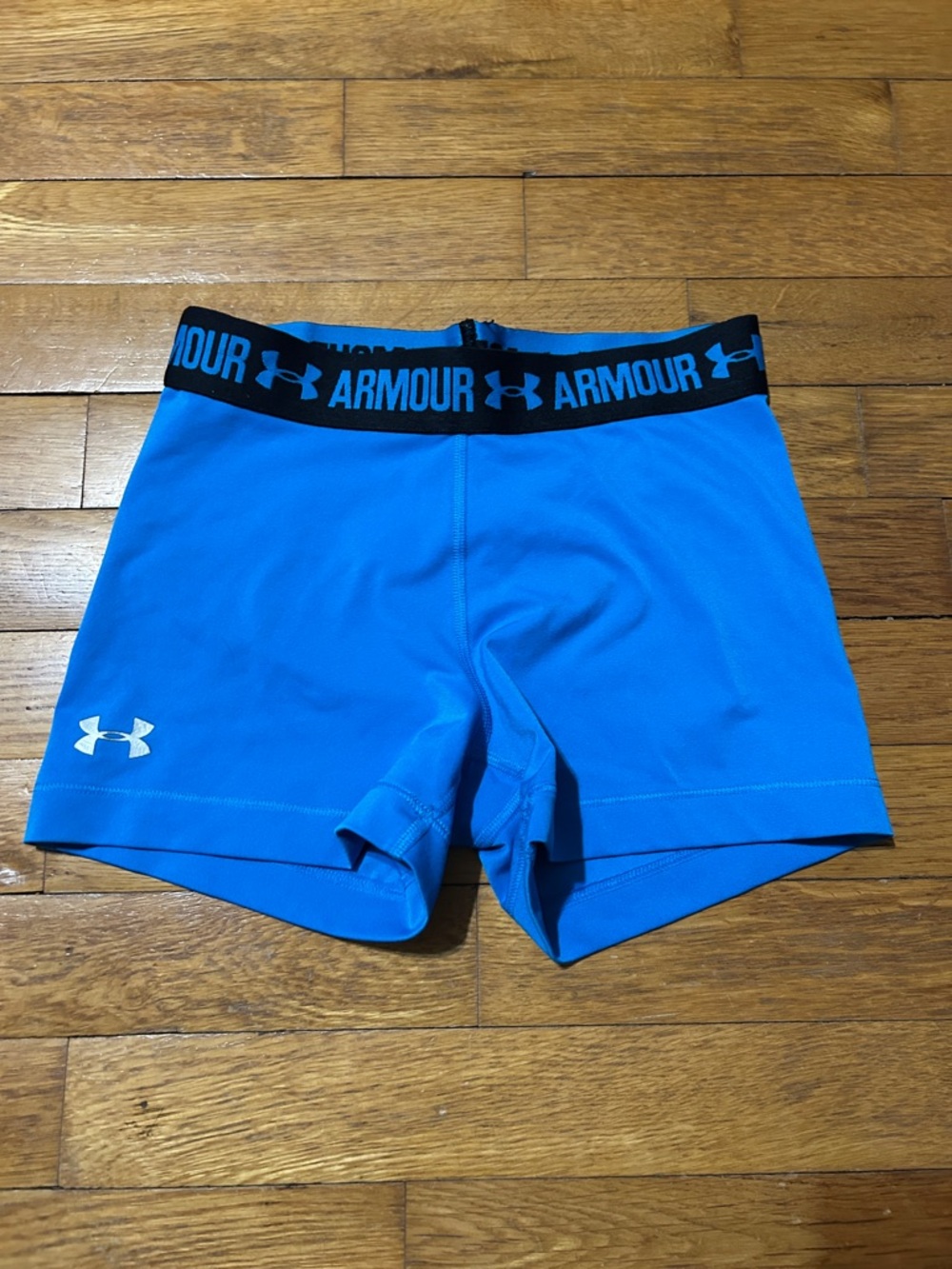 Under Armour Women's Blue Performance Compression Shorts